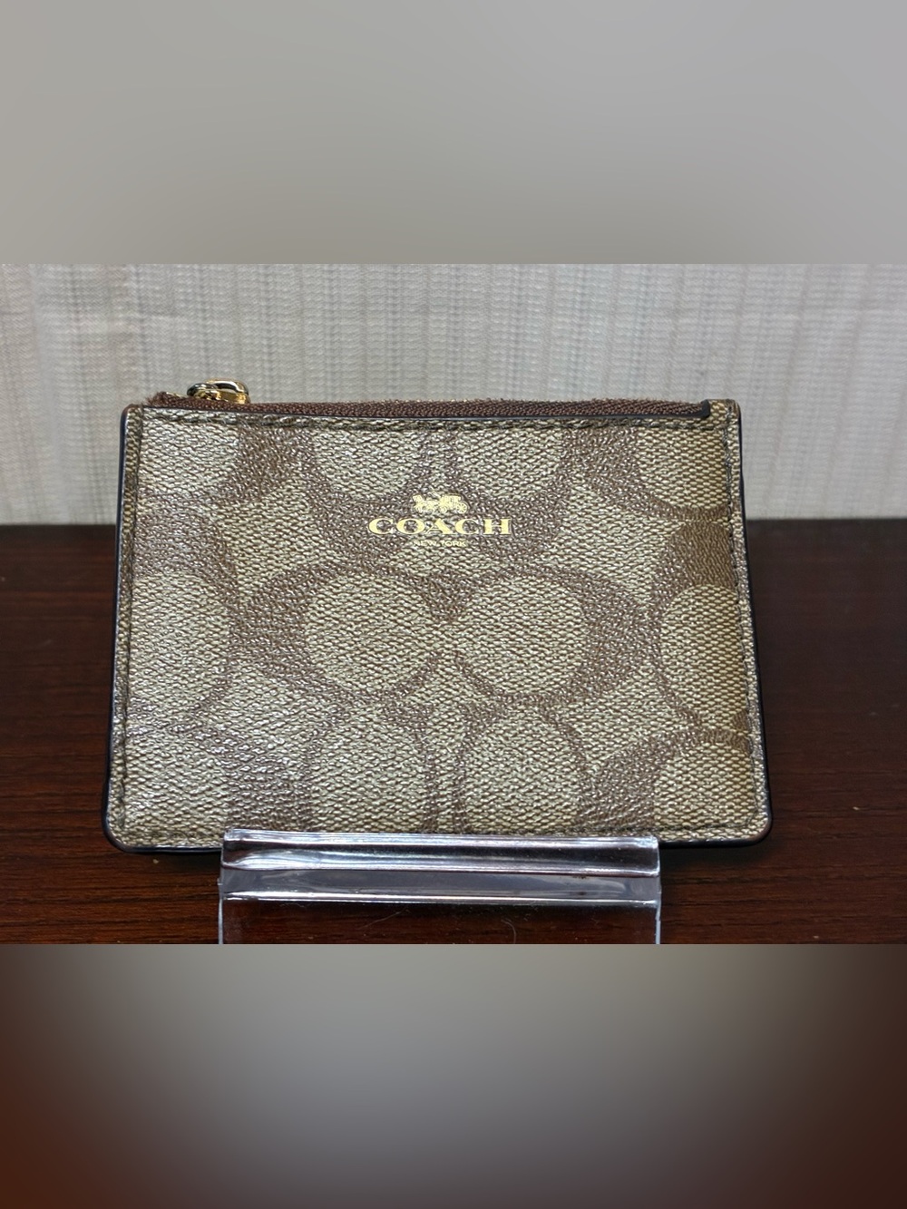 Coach Zip Card Case